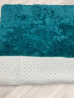 Amearea Blue and Green Shag Area Rug 4' x 5' - Image 4