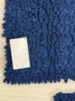 ACCUMTEK Upgrade Extra Large Navy Blue Bathroom Rug Set 3 Pieces - Image 2