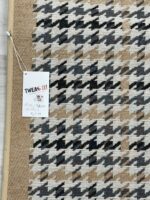 YUHFERA Woven Farmhouse Houndstooth Area Rug - Image 2