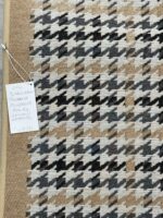 YUHFERA Woven Farmhouse Houndstooth Area Rug - Image 3