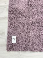 ACCUMTEK Striped Lavender Bathroom Rug Set 3 Pieces - Image 2