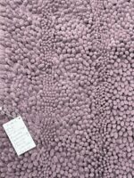 ACCUMTEK Striped Lavender Bathroom Rug Set 3 Pieces - Image 3