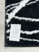 Tititex Luxury Black Curve Line Bathroom Rug - Image 3