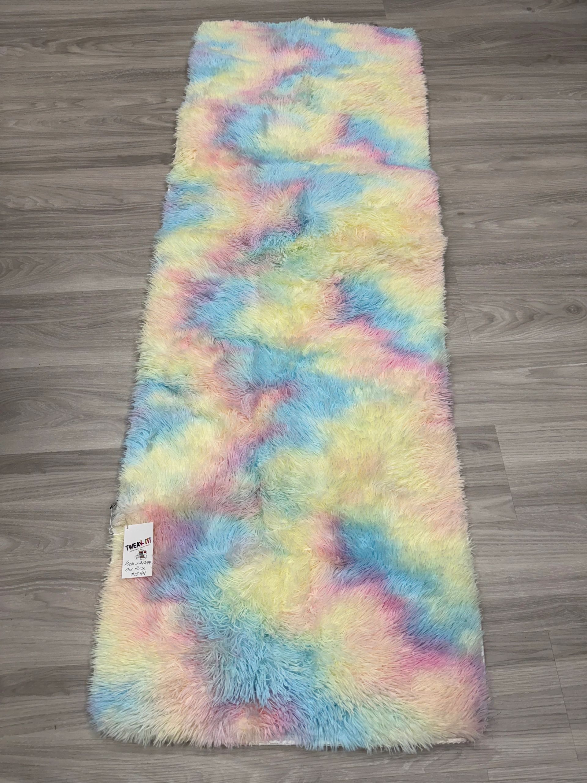 IMG_0182.jpg TENNOLA 2x6 Ft Rainbow Rug for Kids Room - Image 1
