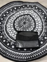 Cekene Round Outdoor Rugs Waterproof - Image 3