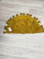 Boho Bathroom Rugs with Tassels Hand Woven Cotton