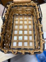 CUTE BASKET WITH HEART WEAVING AROUND OUTSIDE - Image 3