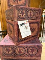 SET OF 3 NESTING BOXES - PURPLE WITH HEARTS - Image 3