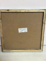 FRAMED BEACH TURTLE PICTURE/SILVER INSET DESIGN WITH WHITE/TIEL/BLUE SEA COLORS - Image 5