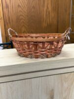 SMALL WICKER BASKET - 2 HANDLES