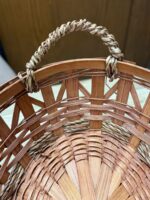 SMALL WICKER BASKET - 2 HANDLES - Image 2
