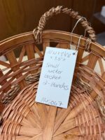 SMALL WICKER BASKET - 2 HANDLES - Image 4