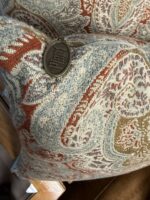22" SQUARE THROW PILLOWS - SET OF 3 - PAISLEY PRINT VINTAGE -PIER I BRAND - Image 4