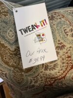 22" SQUARE THROW PILLOWS - SET OF 3 - PAISLEY PRINT VINTAGE -PIER I BRAND - Image 5