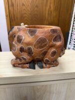 ADORABLE GIRAFFE PLANTER 10"L X 9.5"W X 7"H - Image 3