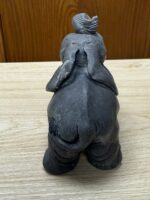 DON JAMES SIGNED ELEPHANT MINI FIGURINE - Image 4