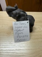 DON JAMES SIGNED ELEPHANT MINI FIGURINE - Image 7