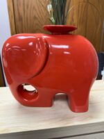 RED ELEPHANT PLANTER - Image 4