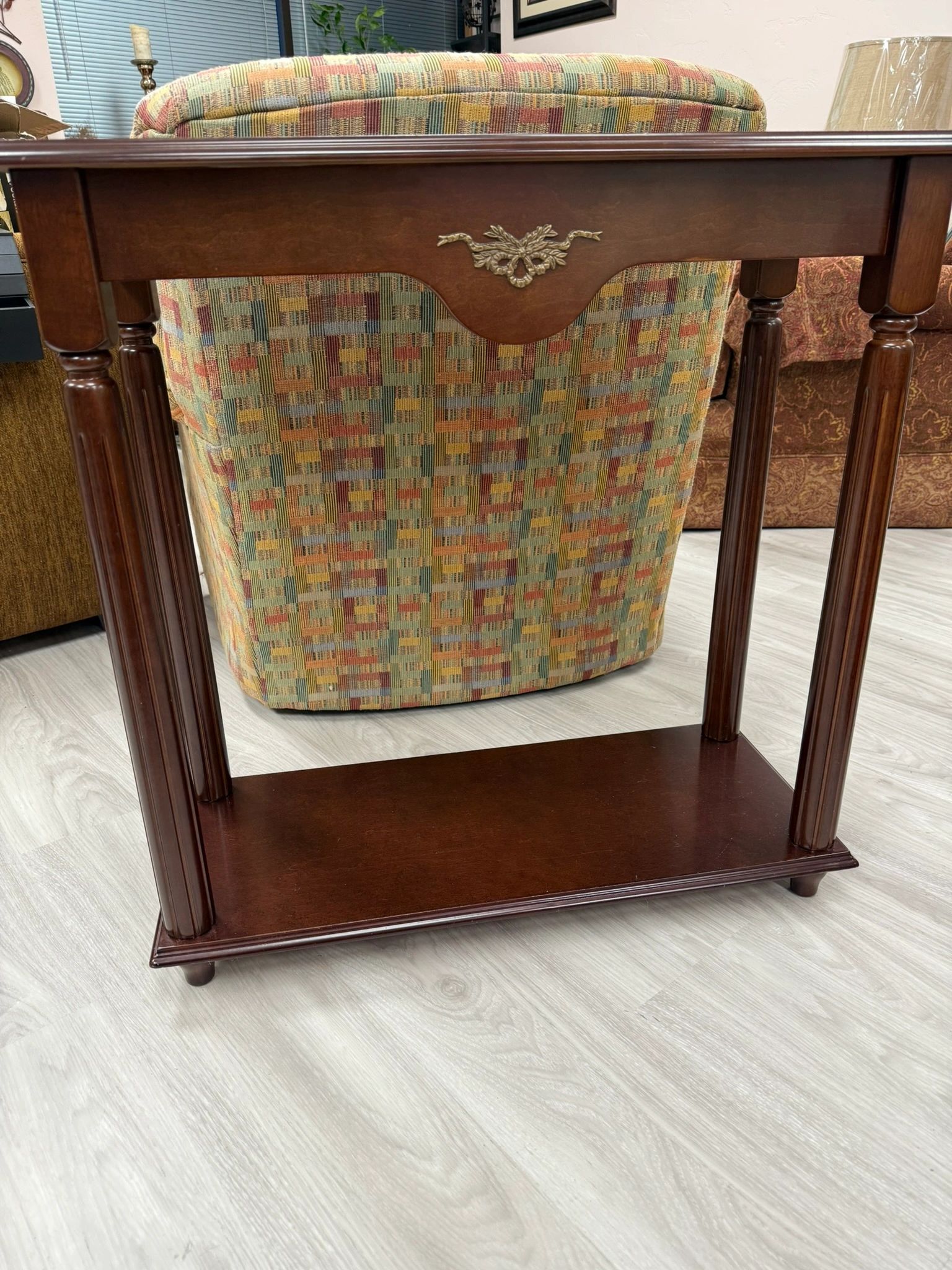 IMG_1051.jpeg WOOD ENTRY WAY TABLE - Image 1