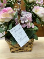 SILK FLOWERS/BASKET - Image 4