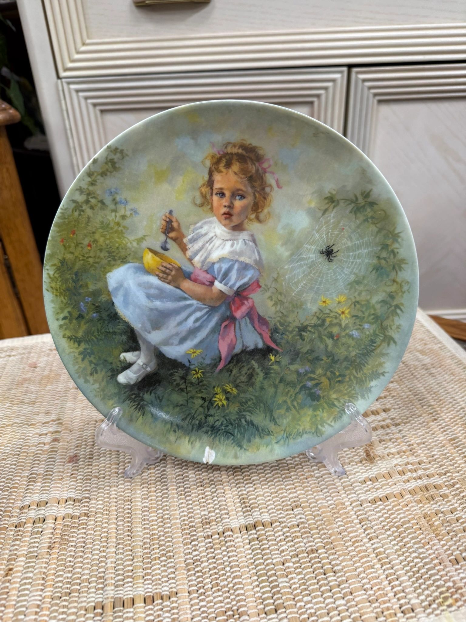 IMG_1125.jpeg JOHN MCCLELLAND - MOTHER GOOSE SERIES - THIRD ISSUE - LITTLE MISS MUFFET - Image 1