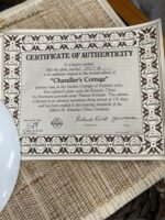 THOMAS KINKADE - CHANDLER'S COTTAGE - PLATE 2017A - GARDEN COTTAGES OF ENGLAND SERIES FIRST COLLECTORS PLATE - Image 3