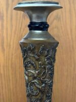 SET OF 3 CANDLE HOLDERS/BROWNS/BRONZE - Image 2