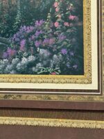 "SECRET CREEK" BY DERK HANSEN - RUSHING STREAM, FLOWERS, TREES - Image 3