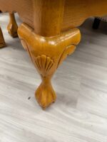 USED 3 PIECE SET - 1 COFFEE TABLE- 2 END TABLES SEASHELL DESIGN ON LEGS - Image 5