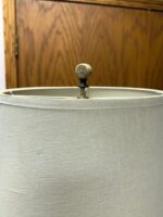 SINGLE LAMP - BLACK/CREAM TEXTURED - 34" H - Image 8