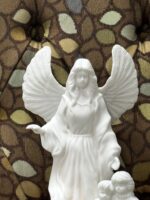 WHITE PORCELAIN GUARDIAN ANGEL NIGHTLIGHT - Image 2
