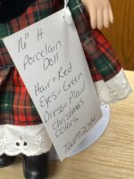 16" PORCELAIN DOLL -CHRISTMAS OUTFIT - Image 5