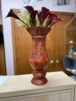 BEAUTIFUL DECORATIVE BASE FOR FAKE FLOWERS -ORANGE/YELLOW/BROWN TONES - FLOWERS NOT INCLUDED **FOR DISPLAY ONLY