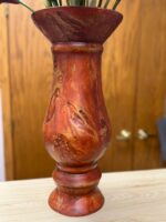 BEAUTIFUL DECORATIVE BASE FOR FAKE FLOWERS -ORANGE/YELLOW/BROWN TONES - FLOWERS NOT INCLUDED **FOR DISPLAY ONLY - Image 2