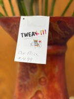 BEAUTIFUL DECORATIVE BASE FOR FAKE FLOWERS -ORANGE/YELLOW/BROWN TONES - FLOWERS NOT INCLUDED **FOR DISPLAY ONLY - Image 3