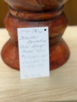 BEAUTIFUL DECORATIVE BASE FOR FAKE FLOWERS -ORANGE/YELLOW/BROWN TONES - FLOWERS NOT INCLUDED **FOR DISPLAY ONLY - Image 4