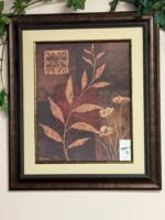 LEAF COLOR PRINT WITH BRONZE FRAME - Image 2