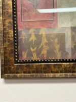 30" SQUARED PICTURE - LEAVES - FALL COLORS - BRONZE FRAME - Image 2