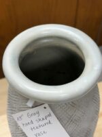 13" H GREY HAND SHAPED -TEXTURED VASE - Image 2