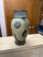 1978 13 1/4" H GLAZED POTTERY - ARTIST GRIMES - Image 2