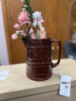 LARGE VINTAGE MARCREST OVENPROFF STONEWARE PITCHER - USED - Image 4