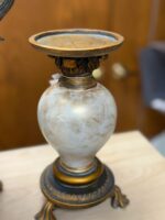 FAKE URN AND CANDLE HOLDER DECORATION - SET - USED - Image 7