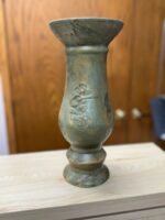 BEAUTIFUL DECORATIVE BASE FOR FAKE FLOWERS -GREEN/YELLOW/BROWN TONES - FLOWERS NOT INCLUDED **FOR DISPLAY ONLY