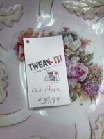 10" ROUND ANTIQUE GERMAN PORCELAIN SERVING BOWL - FLOWERS HYDRANGAS/ROSES INLAID WITH GOLD TRIM - Image 4