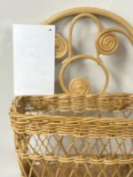 BOHO WICKER 3 BASKET HANGING ART - Image 5