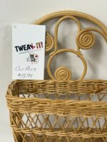 BOHO WICKER 3 BASKET HANGING ART - Image 4