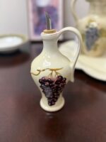 TABLETOPS UNLIMITED CERAMIC VINEGAR POUR BOTTLE W/STOPPER