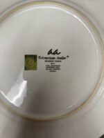 AMERICAN ATELIER BOUQUET GARNI 10 3/4" DINNER PLATE - I HAVE 7; 1 OF THE 7 HAS CHIP SEE PICS - Image 2