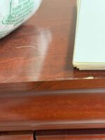 USED CHERRY WOOD ARMOIR (SHPPING NOT AVAILABLE) - Image 6