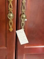 USED CHERRY WOOD ARMOIR (SHPPING NOT AVAILABLE) - Image 8